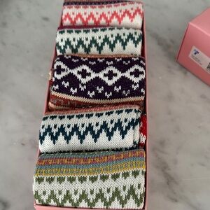 Patterned Women's Socks Set - Multicolor -set of 5